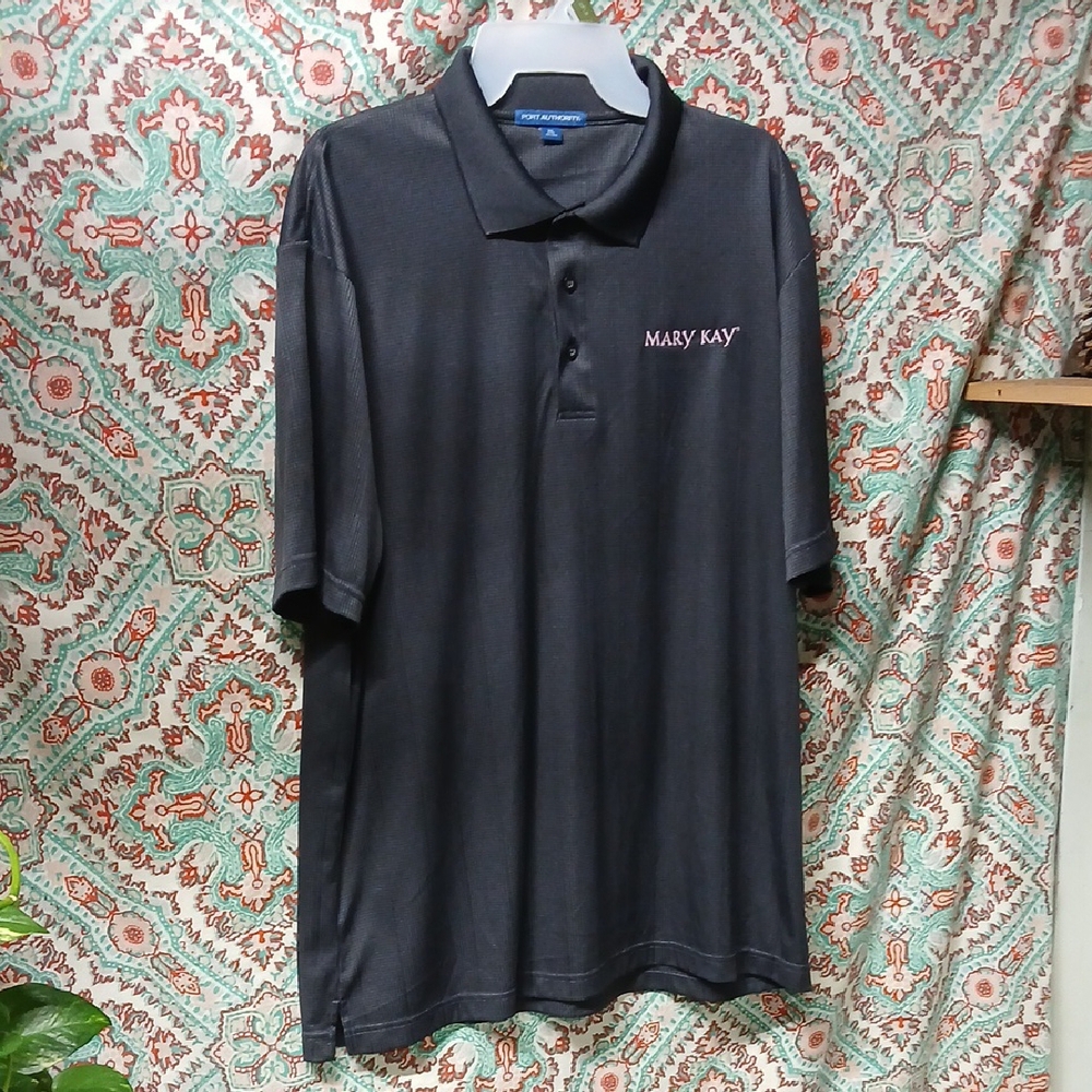 Port Authority Mary Kay Charcoal Polo Shirt, Size XL - Picture 9 of 13